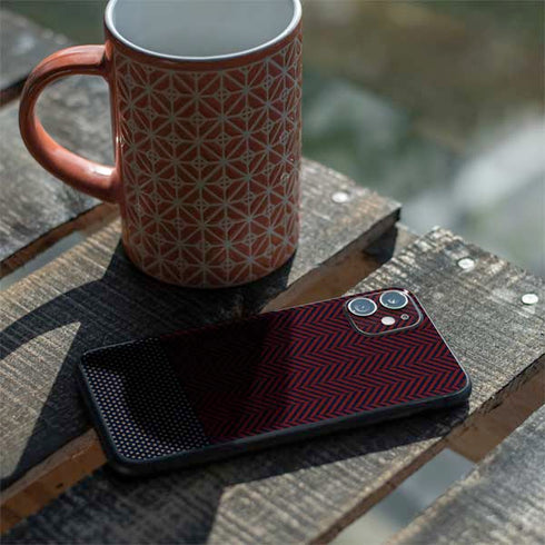 Blocked Polka Dot Chevron iPhone 11 Skin